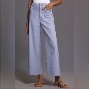 The Colette Cropped Wide-Leg Pants Anthropology Maeve